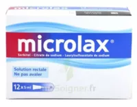 Microlax Sorbitol Citrate Et Laurilsulfoacetate De Sodium S Rect En Récipient Unidose 12récip-unidoses-can/5ml à FLERS-EN-ESCREBIEUX
