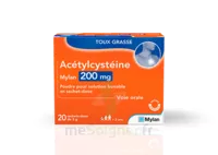 Acetylcysteine Mylan 200mg, Poudre Pour Solution Buvable à FLERS-EN-ESCREBIEUX